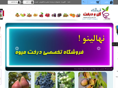 سایت nhalino.ir قدرت گرفته از سایت ساز و فروشگاه ساز پوپش